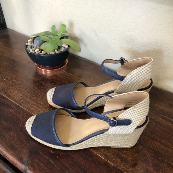 Lucky Kerol Navy Blue Espadrilles - Picture 1 of 7